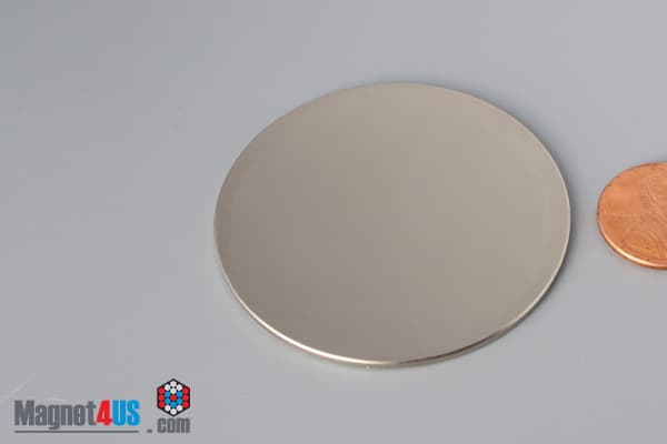 2" dia. x 1/16" N45 Neodymium Disc Magnet - photo 3