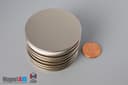 2" dia. x 1/16" N45 Neodymium Disc Magnet - photo 5