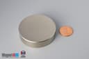 2" dia. x 1/2" N40 Neodymium Disc Magnet - photo 1