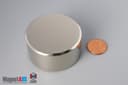 2" dia. x 1" N45 Neodymium Disc Magnet - photo 1