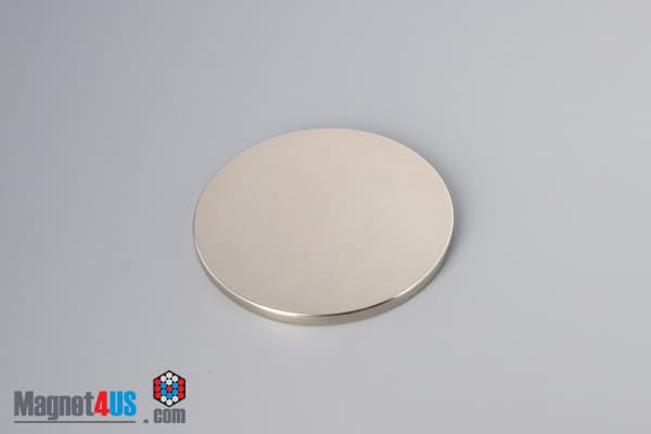 2" dia. x 1/8" N45 Neodymium Disc Magnet - photo 2