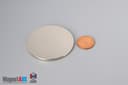 2" dia. x 1/8" N45 Neodymium Disc Magnet - photo 1