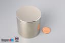 2" dia. x 2" N52 Neodymium Cylinder Magnet - photo 1