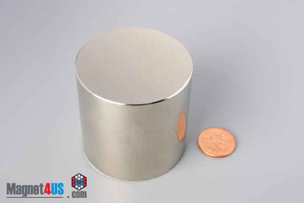 2" dia. x 2" N52 Neodymium Cylinder Magnet