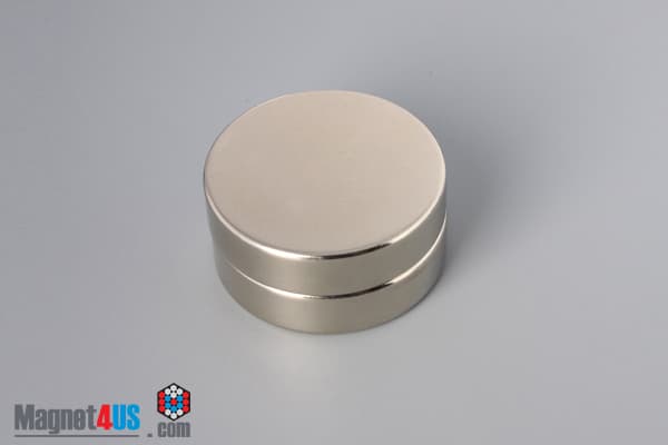 2" dia. x 3/8" N45 Neodymium Disc Magnet - photo 4