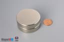 2" dia. x 3/8" N45 Neodymium Disc Magnet - photo 5
