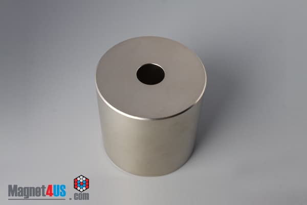 2" od x 1/2" id x 2" N45 Neodymium Ring Magnet - photo 2