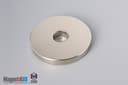2" od x 1/2" id x 1/4" N45 Neodymium Ring Magnet - photo 2