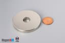 2" od x 1/2" id x 1/4" N45 Neodymium Ring Magnet - photo 1