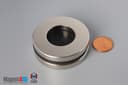 2" od x 1" id x 1/4" N42 Neodymium Ring Magnet - photo 5