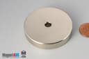 2" od x 1/4" id x 3/8" N45 Neodymium Ring Magnet - photo 3