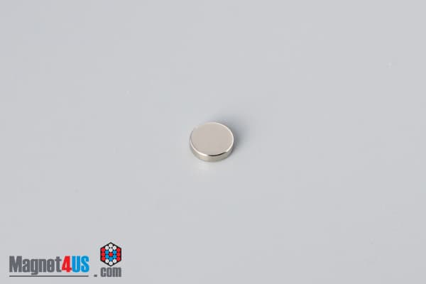 1/4" dia. x 1/16" N52 Neodymium Disc Magnet - photo 2