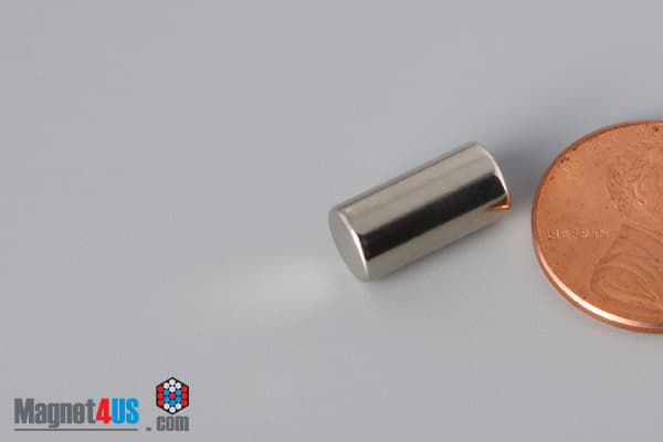 1/4" dia. x 1/2" N52 Neodymium Cylinder Magnet - photo 3