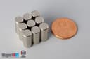 1/4" dia. x 5/8" N40 Neodymium Cylinder Magnet - photo 5