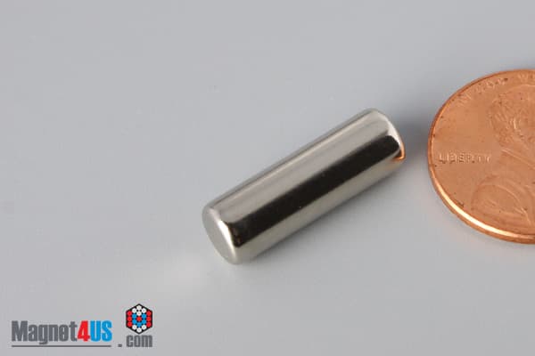 1/4" dia. x 3/4" N40 Neodymium Cylinder Magnet - photo 3