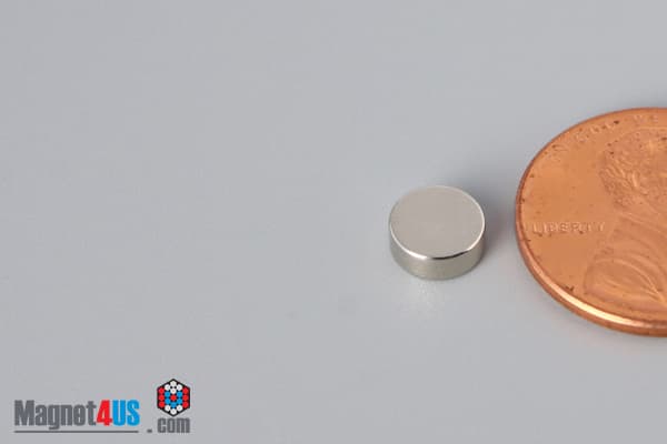 1/4" dia. x 3/32" N40 Neodymium Disc Magnet - photo 3