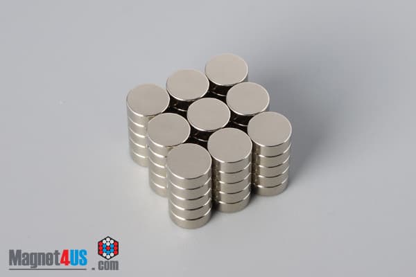 1/4" dia. x 3/32" N40 Neodymium Disc Magnet - photo 4