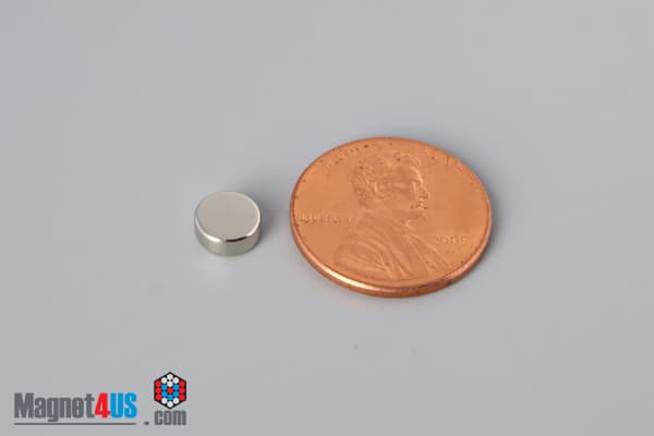 1/4" dia. x 1/10" N40 Neodymium Disc Magnet