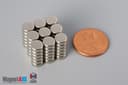 1/4" dia. x 1/10" N40 Neodymium Disc Magnet - photo 5