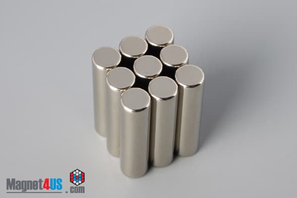 1/4" dia. x 1" N52 Neodymium Cylinder Magnet - photo 4