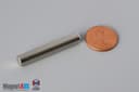 1/4" dia. x 1 1/2" N45 Neodymium Cylinder Magnet - photo 1