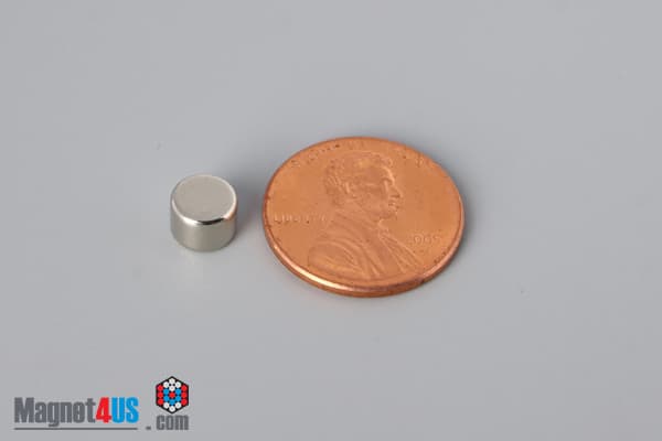 1/4" dia. x 3/16" N40 Neodymium Disc Magnet - photo 1