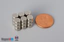 1/4" dia. x 3/16" N40 Neodymium Disc Magnet - photo 5