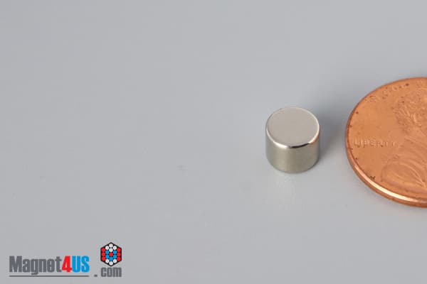 1/4" dia. x 2/10" N40 Neodymium Disc Magnet - photo 3