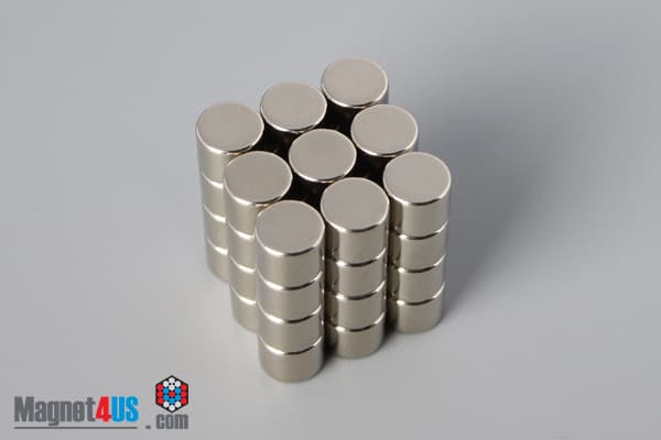 1/4" dia. x 2/10" N40 Neodymium Disc Magnet - photo 4
