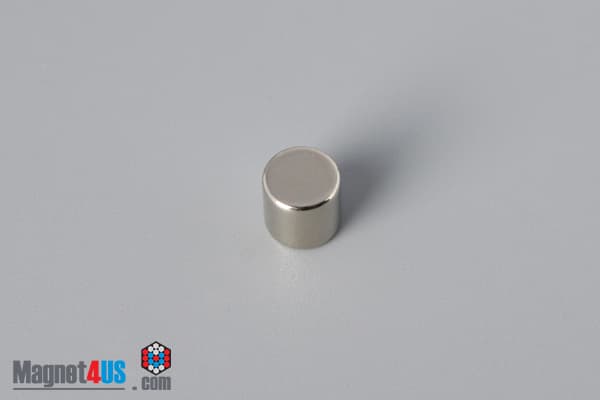 1/4" dia. x 1/4" N45 Neodymium Cylinder Magnet - photo 2