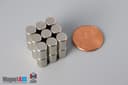 1/4" dia. x 3/8" N52 Neodymium Cylinder Magnet - photo 5