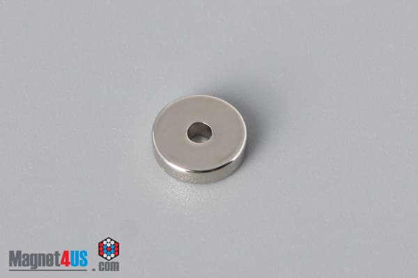 1/4" od x 1/16" id x 1/16" N45 Neodymium Ring Magnet - photo 2