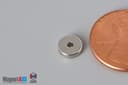 1/4" od x 1/16" id x 1/16" N45 Neodymium Ring Magnet - photo 3