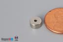 1/4" od x 1/16" id x 1/8" N40 Neodymium Ring Magnet - photo 3