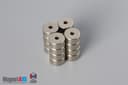 1/4" od x 1/16" id x 1/8" N40 Neodymium Ring Magnet - photo 4