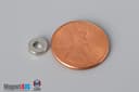 1/4" od x 1/8" id x 1/16" N40 Neodymium Ring Magnet - photo 1