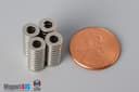 1/4" od x 1/8" id x 1/16" N40 Neodymium Ring Magnet - photo 5