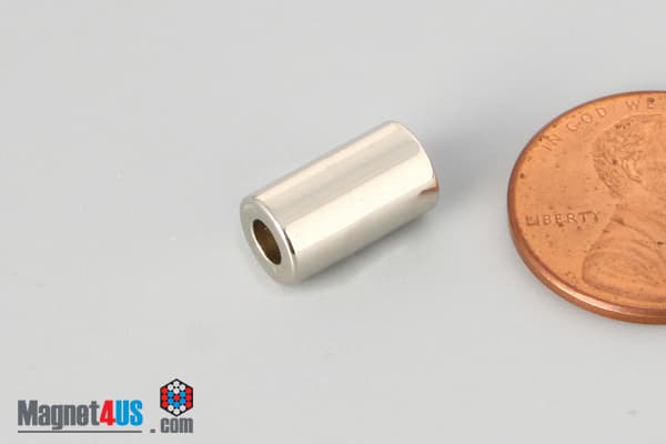 1/4" od x 1/8" id x 1/2" N45 Neodymium Ring Magnet - photo 3