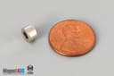 1/4" od x 1/8" id x 1/8" N40 Neodymium Ring Magnet - photo 1
