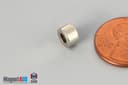1/4" od x 1/8" id x 1/8" N40 Neodymium Ring Magnet - photo 3
