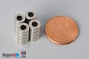 1/4" od x 1/8" id x 1/8" N40 Neodymium Ring Magnet - photo 5