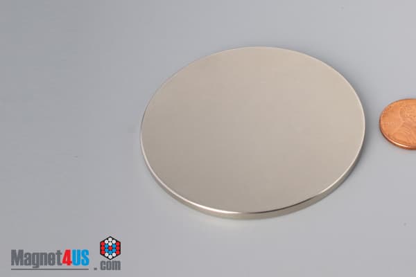 2 1/2" dia. x 1/8" N40 Neodymium Disc Magnet - photo 3