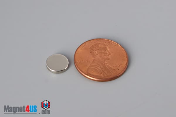 5/16" dia. x 1/16" N40 Neodymium Disc Magnet - photo 1