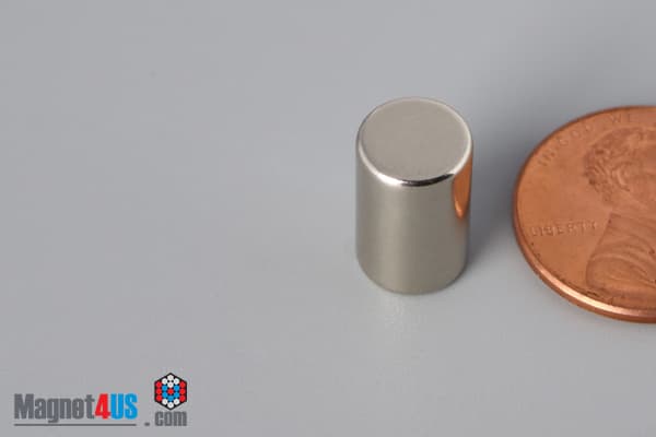 5/16" dia. x 1/2" N52 Neodymium Cylinder Magnet - photo 3