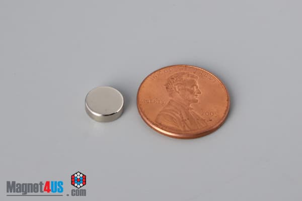 5/16" dia. x 1/10" N40 Neodymium Disc Magnet - photo 1