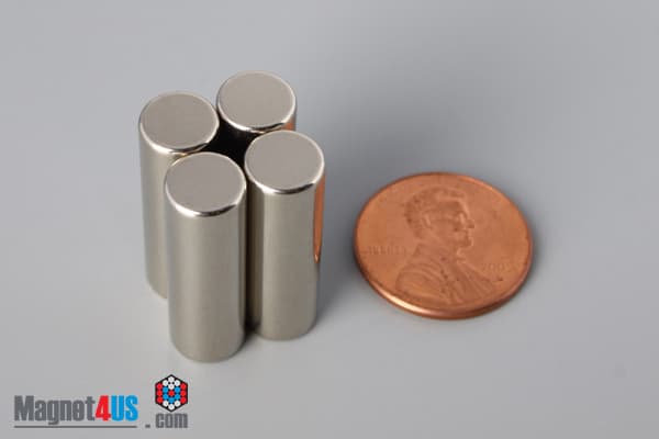 5/16" dia. x 1" N52 Neodymium Cylinder Magnet - photo 5