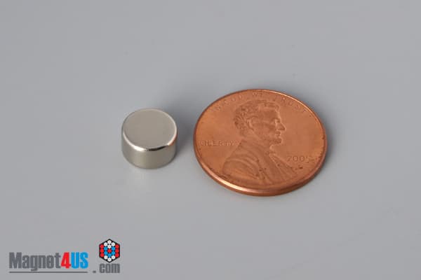 5/16" dia. x 3/16" N40 Neodymium Disc Magnet