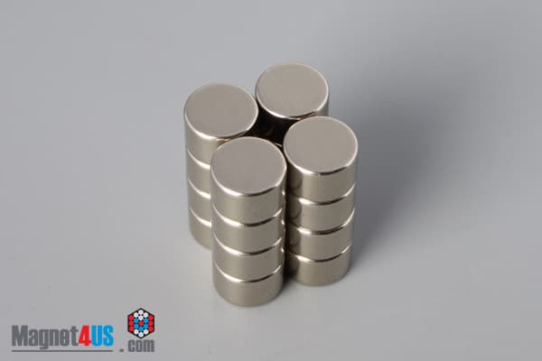 5/16" dia. x 2/10" N45 Neodymium Disc Magnet - photo 4