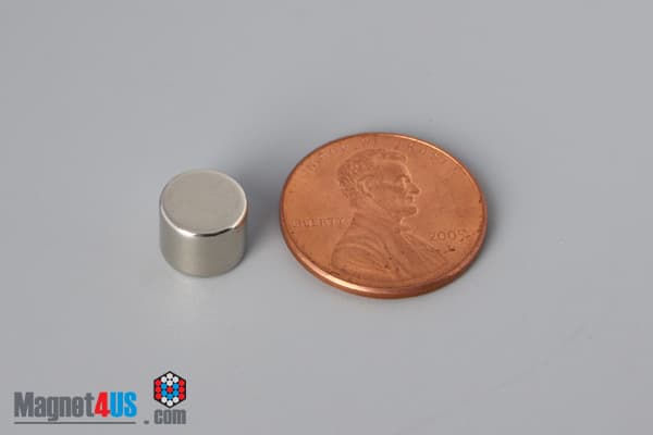 5/16" dia. x 1/4" N40 Neodymium Disc Magnet