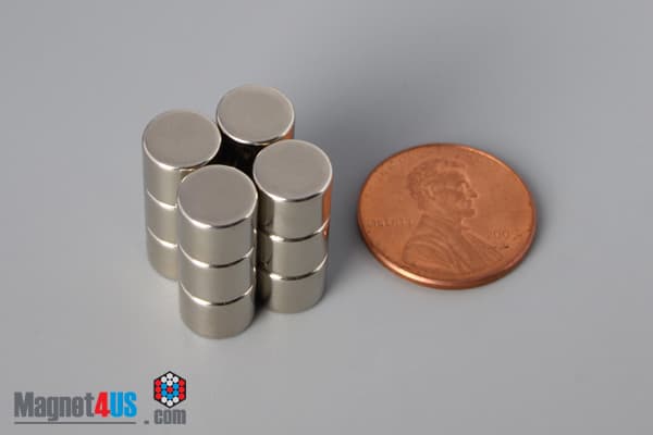 5/16" dia. x 1/4" N40 Neodymium Disc Magnet - photo 5